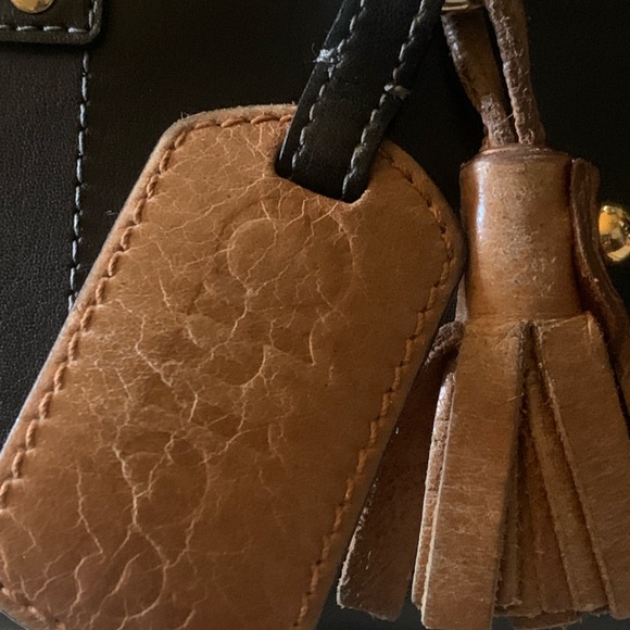 Chloe Vintage Eden Fringe Long Wallet Purse Leather Black - Picture 5 of 9